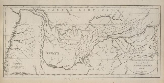 A Map of the Tennassee Government formerly Part of North Carolina from the latest Surveys.