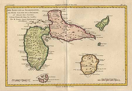 Les Isles de la Guadeloupe, de Marie Galante de la Desirade, et celles des Saintes: Colonie Francoise dans les Antilles