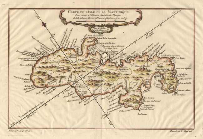 Carte de L' Isle de la Martinique