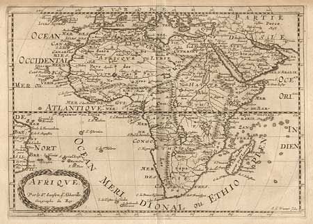 Afrique. Par le Sr. Sanson d' Abbeville, Geographe du Roy