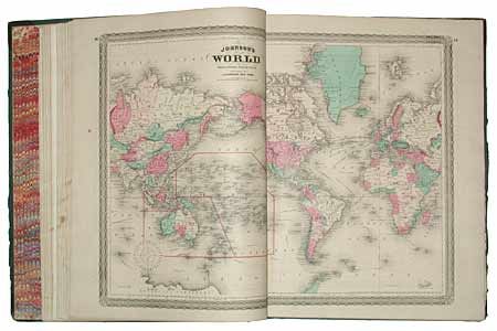 Johnson's New Illustrated Family Atlas of the World with a Treatise on Physical Geography by Professor A. Guyot