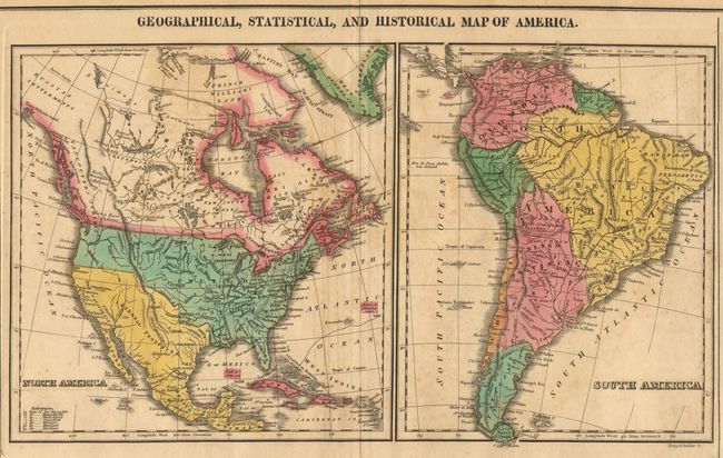 Geographical, Statistical, and Historical Map of America