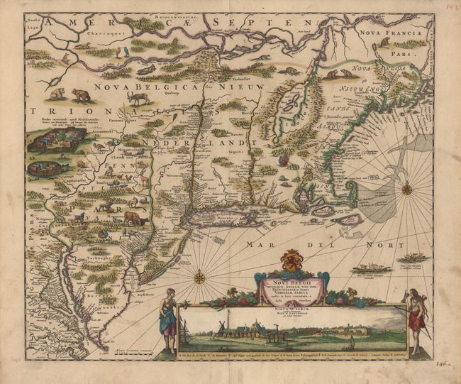 Novi Belgii Novaeque Angliae nec non Pennsylvaniae et Partis Virginiae Tabula