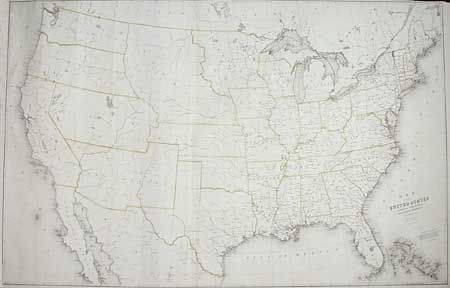 Map of the United States Exhibiting the Several Collection Districts