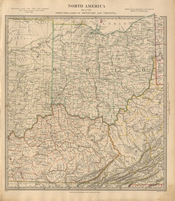 North America Sheet VIII Ohio, with parts of Kentucky and Virginia