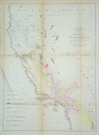 Geological Map of a Part of the State of California explored in 1855 by Lieut. R.S. Williamson U.S. Top. Engr.