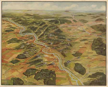 [Lot of 15 Maps - World War I and II]