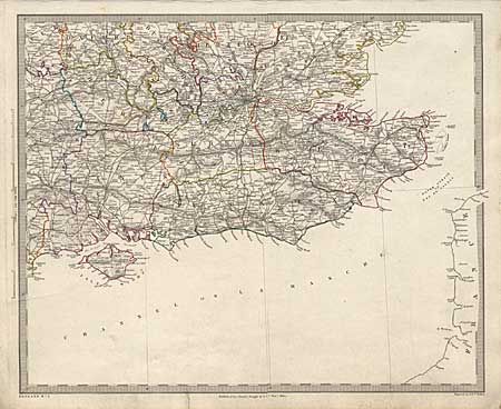 England and Wales - Set of six maps
