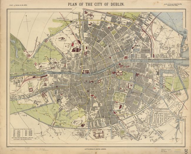 Plan of the City of Dublin