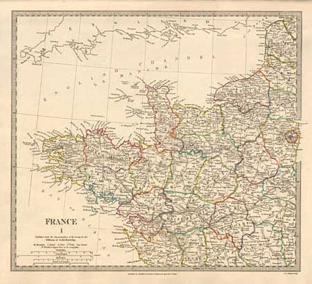 France I-III (Set of three maps)