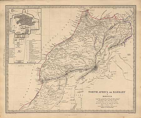 North Africa or Barbary I-V (Set of 5 maps)