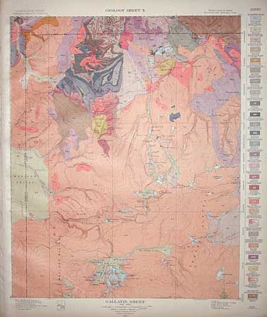 Atlas to accompany monograph XXXII on the Geology of the Yellowstone National Park