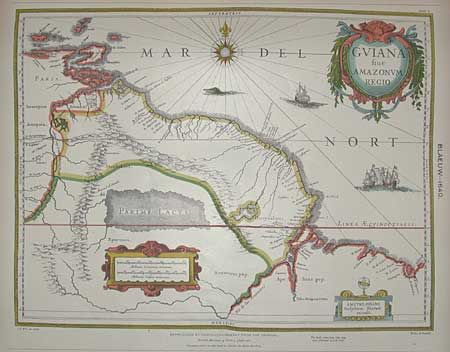 Maps of the Orinoco-Essequibo Region South America
