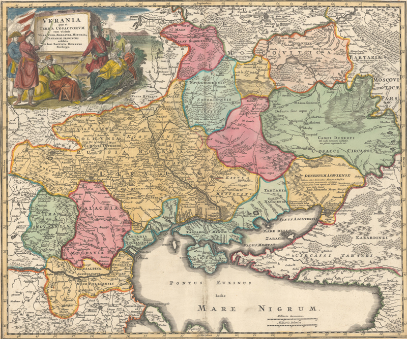 Ukraine's geopolitical history in 10 old maps • KBR